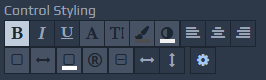 Control Styling options